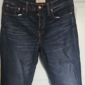 Madewell Women's Dark Indigo Boyfriend Jeans